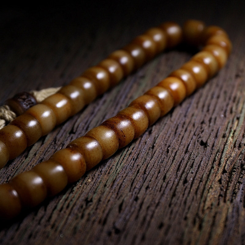 Mythstone Tibetan Yak Bone Balance Strength Wrist Mala