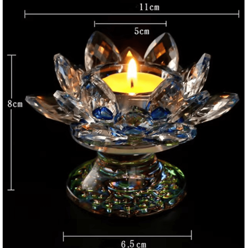 Mythstone Tibetan Lotus Candlestick Ornament