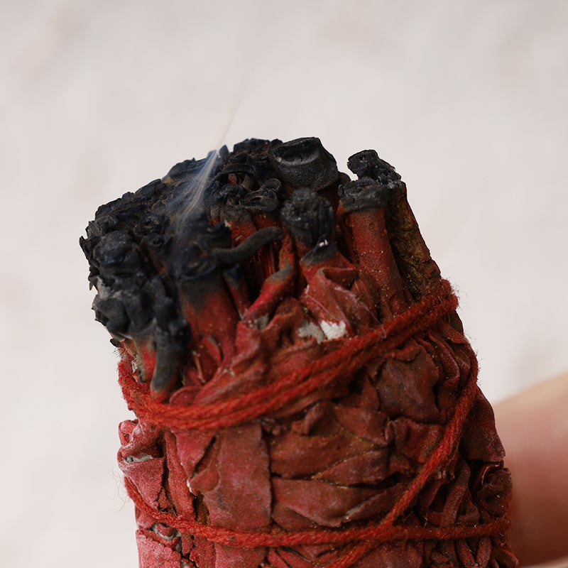 Mythstone Dragon's Blood Sage Smudge Stick for Home Negative Energy Cleansing Incense Healing Meditation Rituals