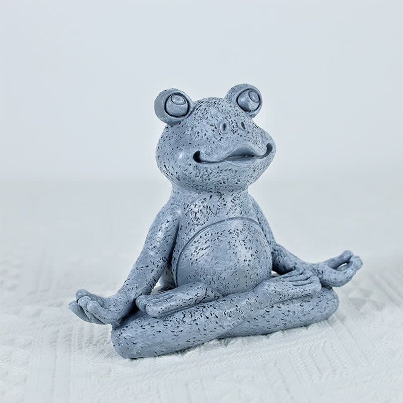 Mythstone Meditating Zen Dog Cat Frog Decoration