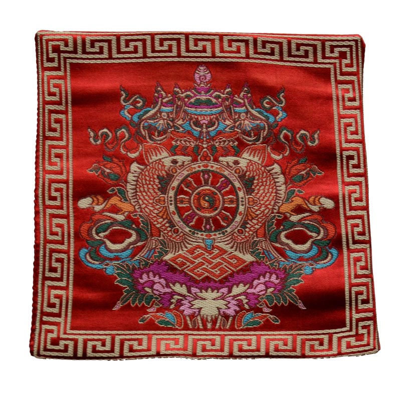 Mythstone Prayer Altar Mat Healing Meditation Vajra Auspicious Symbols