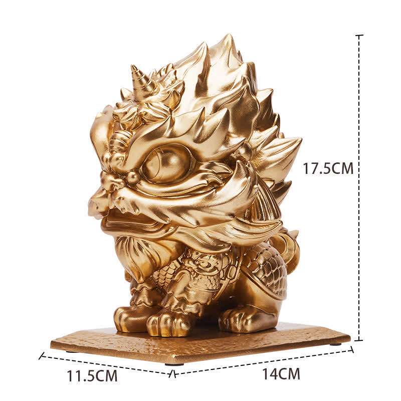 Mythstone Lion Statue Strength Resin Home Office Decoration