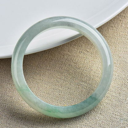 Mythstone Natural Jade Luck Healing Prosperity Bangle Bracelet