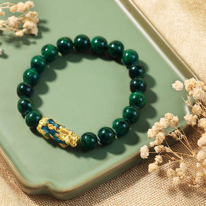 Pulsera protectora de jade PiXiu FengShui de MythStone