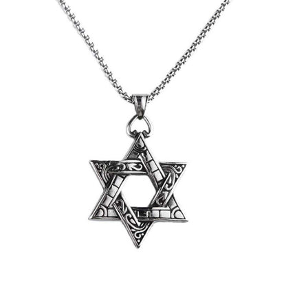 Mythstone Star of David Protection Necklace Pendant