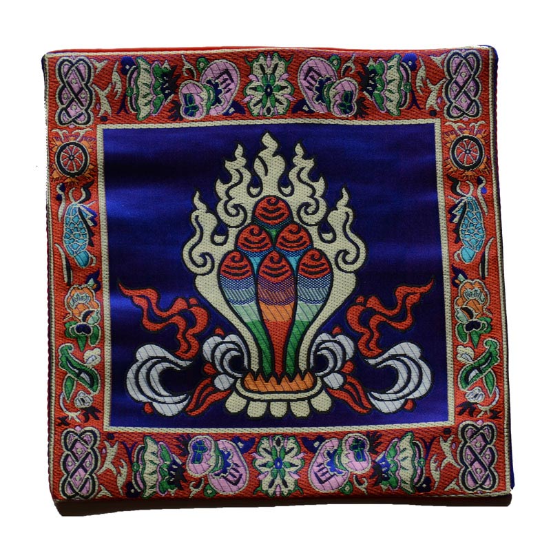 Mythstone Prayer Altar Mat Healing Meditation Vajra Auspicious Symbols