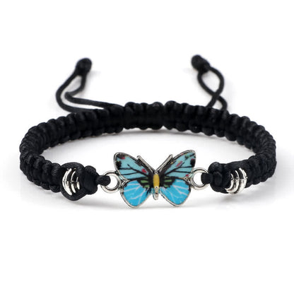 Pulsera con dije de mariposa y amor por la libertad de Mythstone