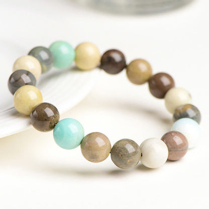 Mythstone Natural Colorful Alashan Agate Confidence Bracelet