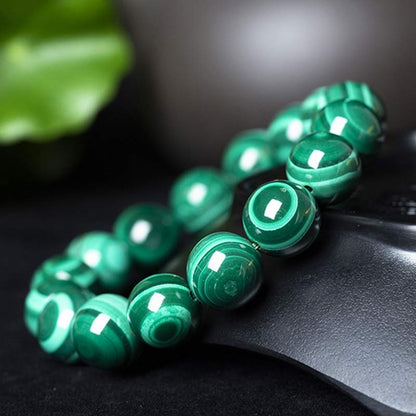 Mytthstone Natural Malachite Protection Calmness Bracelet