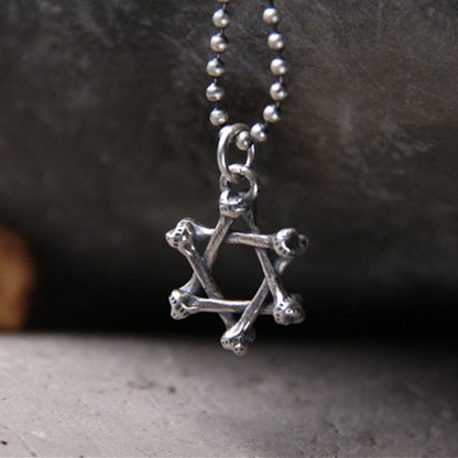 925 Sterling Silver Star of David Hope Protection Necklace