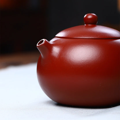 Mythstone Vintage Xishi Teapot Purple Clay Kung Fu Teapot 240ml