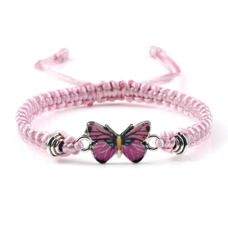 Pulsera con dije de mariposa y amor por la libertad de Mythstone