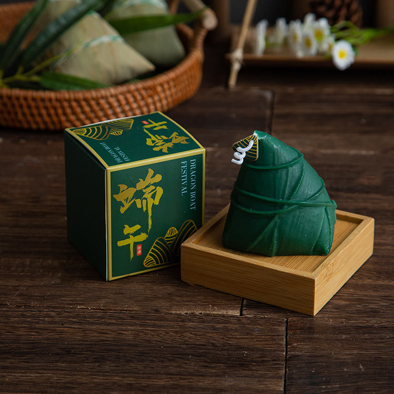 Mythstone Dragon Boat Festival Zongzi Pattern Scented Candle Gift For Family Friends