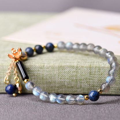 Mythstone Moonstone Lazurite Calm Healing Positive Bracelet