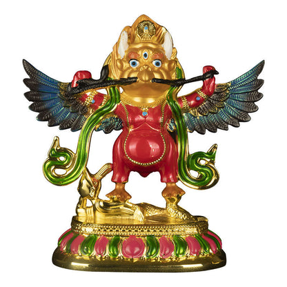 Mythstone Tibet Garuda Bird Alloy Keep Evil Spirits Away Home Decoration