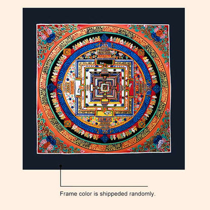 Mythstone Tibetan Handmade Thangka Mandala Painting Blind Box Random Color Pattern