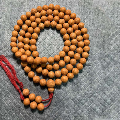 Mythstone 108 Mala Beads Nepal Bodhi Seed Luck Wealth Tassel Bracelet