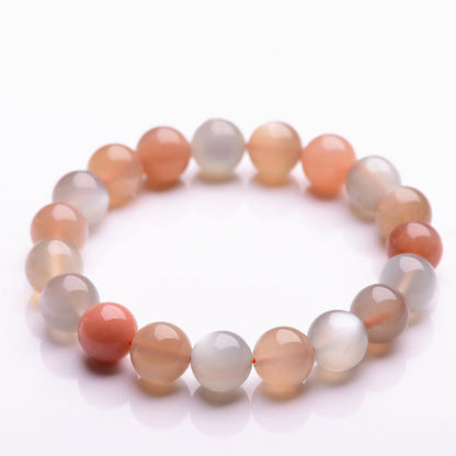 Mythstone Natural Moonstone Wealth Positive Bracelet