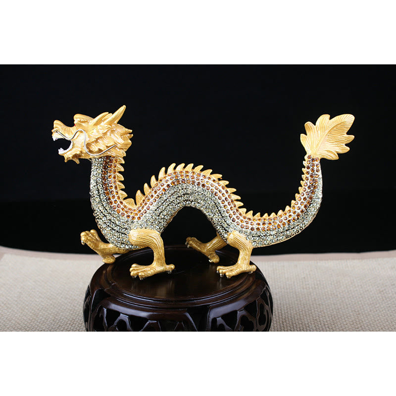 Mythstone Handmade Feng Shui Dragon Luck Success Home Decoration