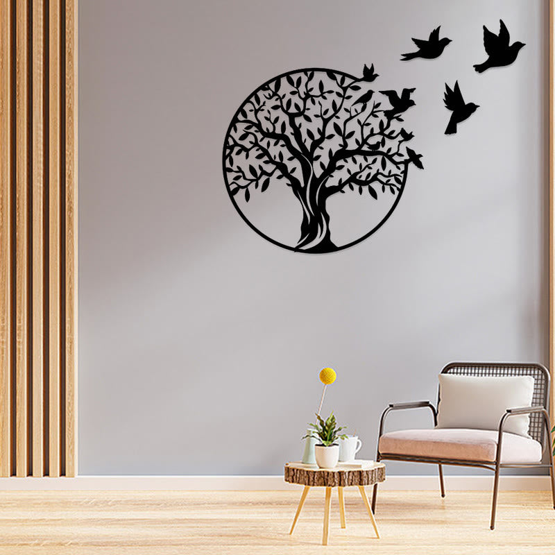 Mythstone Tree of Life Birds Sign Housewarming Gift Unity Wall Art