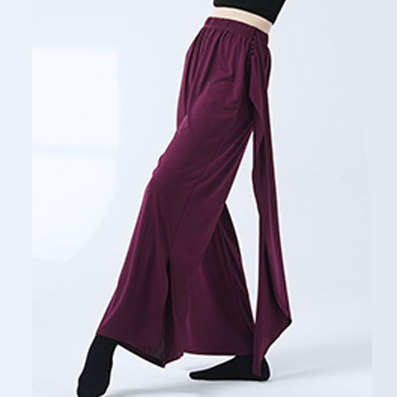 Mythstone Retro Loose Wide Leg Pants Casual Dance Women's Yoga Pants