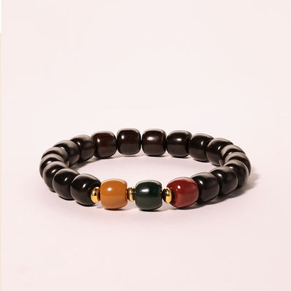 Mythstone Ebony Wood Rosewood Peace Balance Bracelet