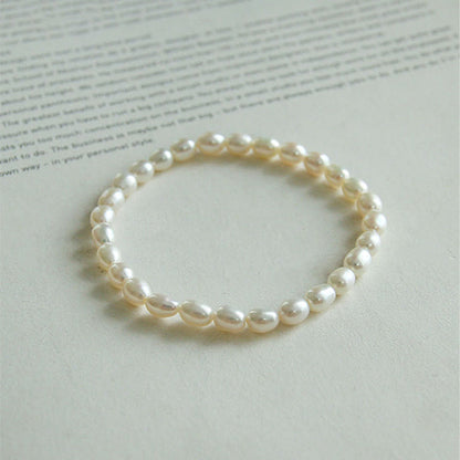 Mythstone Natural Pearl Healing Beaded Bracelet