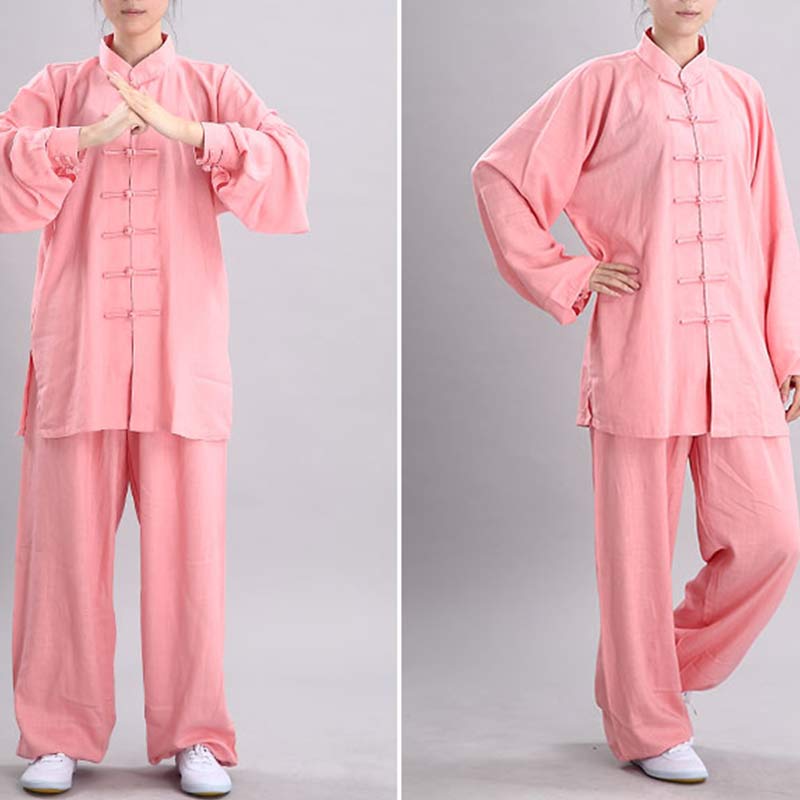 Mythstone Meditation Zen Prayer Spiritual Tai Chi Qigong Practice Unisex Embroidery Clothing Set