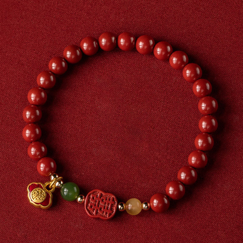 Mythstone Cinnabar Happiness Calm Bracelet