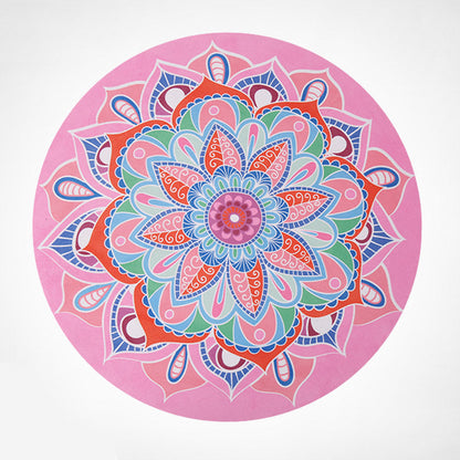 Mythstone Lotus Mandala Pattern Foldable Yoga Meditation Seat Mat Home Decoration