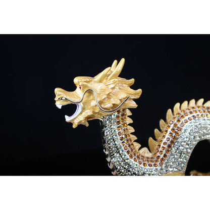 Mythstone Handmade Feng Shui Dragon Luck Success Home Decoration