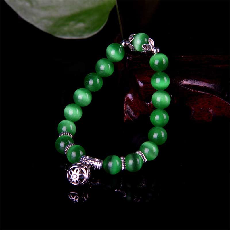 Mythstone Tibetan Cat Eye Lucky Bracelet