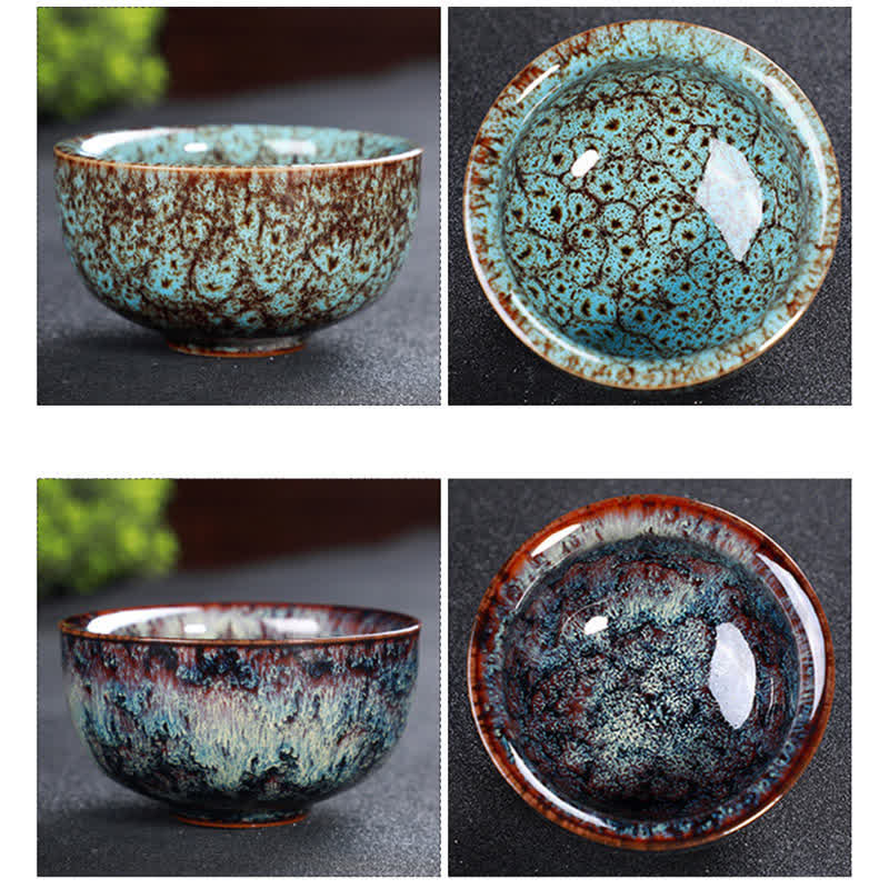 Mythstone Colorful Ceramic Teacup Home Office Tea Cups