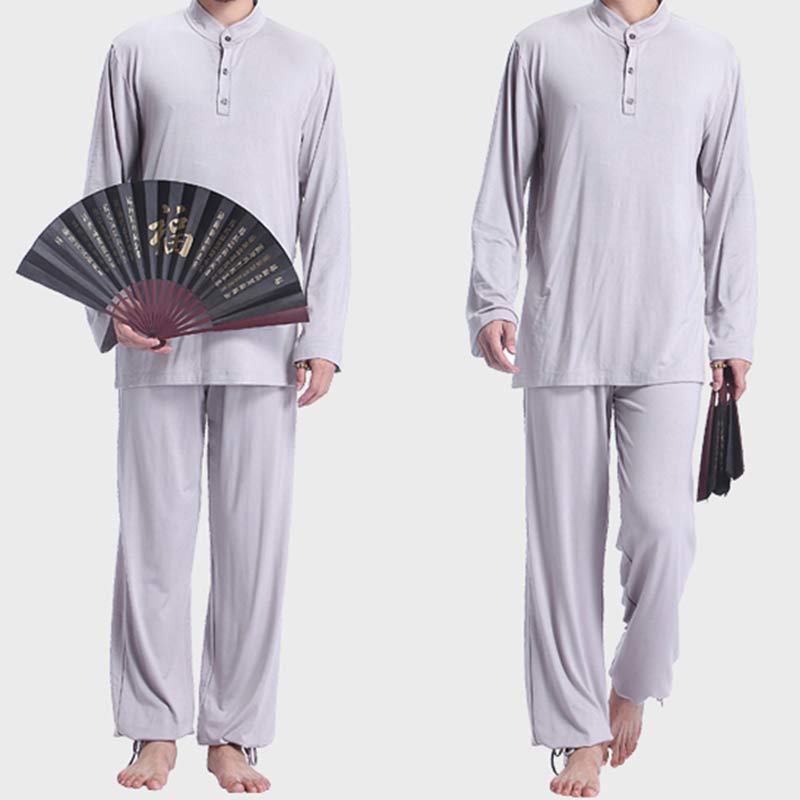 Conjunto de ropa para hombre para practicar yoga, tai chi, meditación y oración espiritual con Mythstone