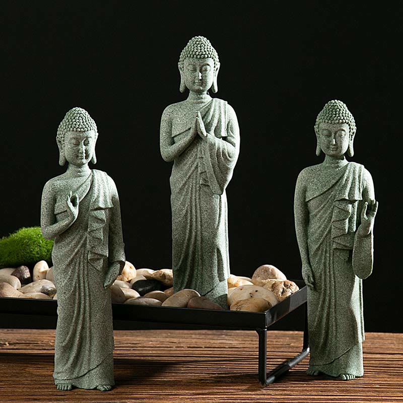 Mythstone Tibetan Meditation Contemplation Buddha Serenity Compassion Statue Figurine Decoration