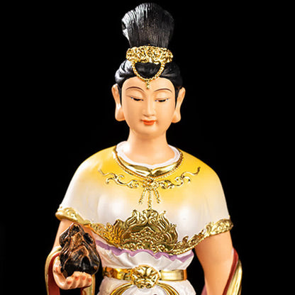 Mythstone Bodhisattva Nuwa Protection Resin Statue Home Decoration