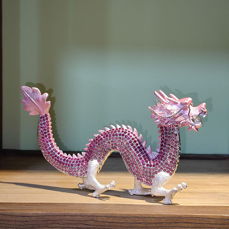 Mythstone Handmade Feng Shui Dragon Luck Success Home Decoration