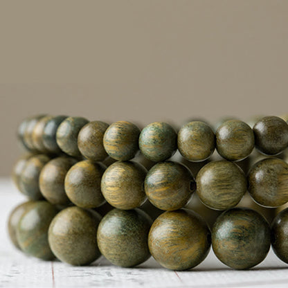 Mythstone Tibetan Green Sandalwood Soothing Cure Bracelet