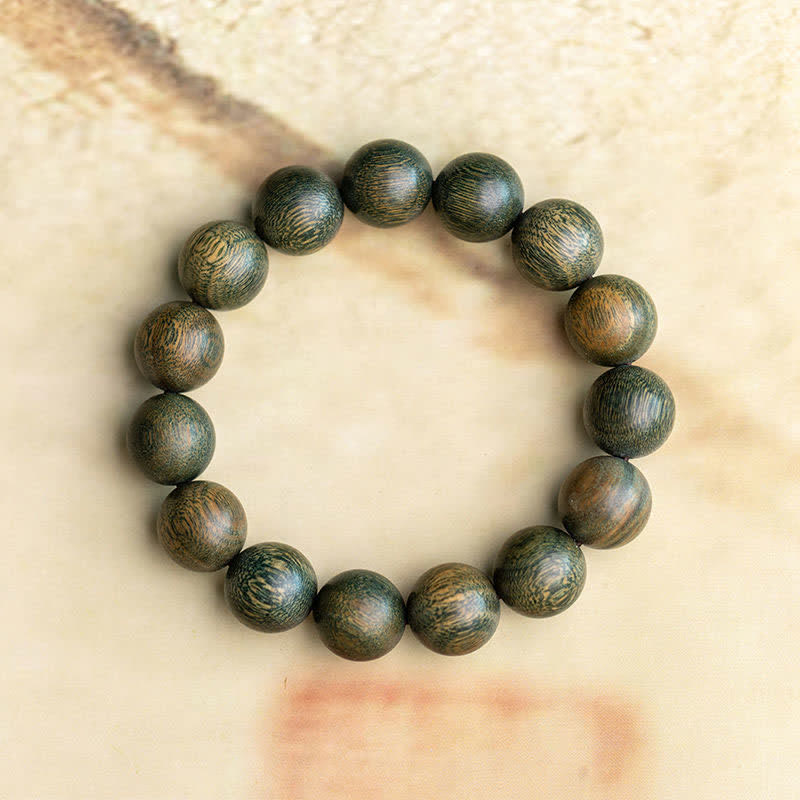 Mythstone Tibetan Green Sandalwood Soothing Cure Bracelet