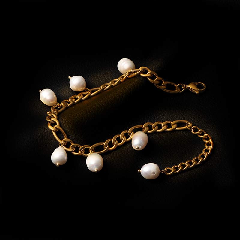 Mythstone Pearl Happiness Wealth Anklet