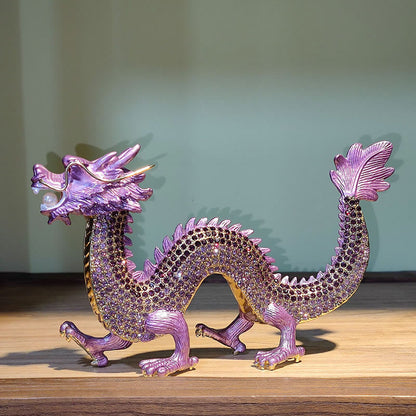 Mythstone Handmade Feng Shui Dragon Luck Success Home Decoration