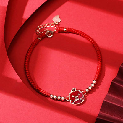 MythStone 12 Chinese Zodiac Lucky Red String Bracelet