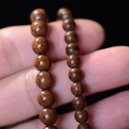 Mythstone 108 Mala Beads Rosewood Jade Calm Bracelet