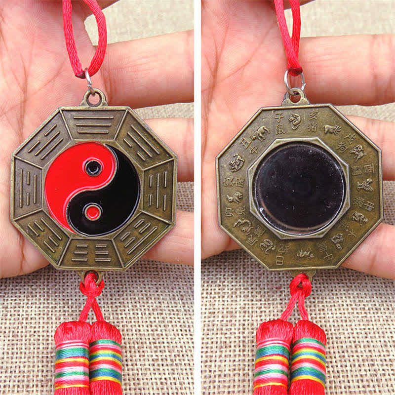 Mythstone Feng Shui Bagua Map Chinese Knotting Harmony Energy Map Mirror