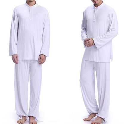 Conjunto de ropa para hombre para practicar yoga, tai chi, meditación y oración espiritual con Mythstone