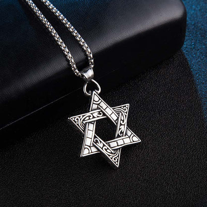 Mythstone Star of David Protection Necklace Pendant