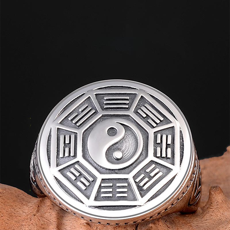 Yin Yang Balance Adjustable Ring