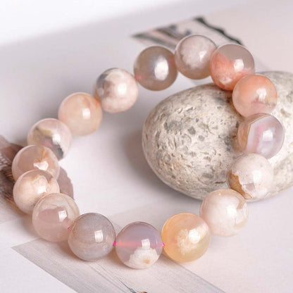 Mythstone Sakura Agate Peace Blessing Bracelet