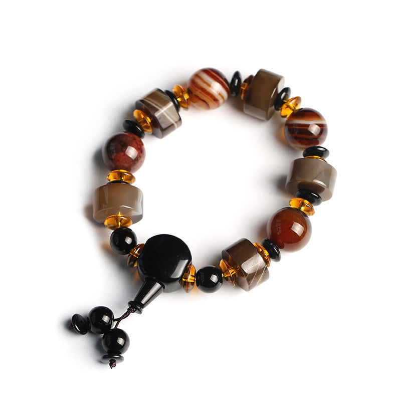 Mythstone Natural Sardonyx Luck Bracelet