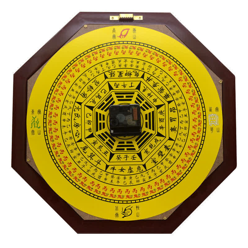 Mythstone Feng Shui Bagua Map Balance Energy Map Wall Clock